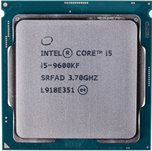 پردازنده تری اینتل مدل Core i5-9600KF با فرکانس 3.7 گیگاهرتز